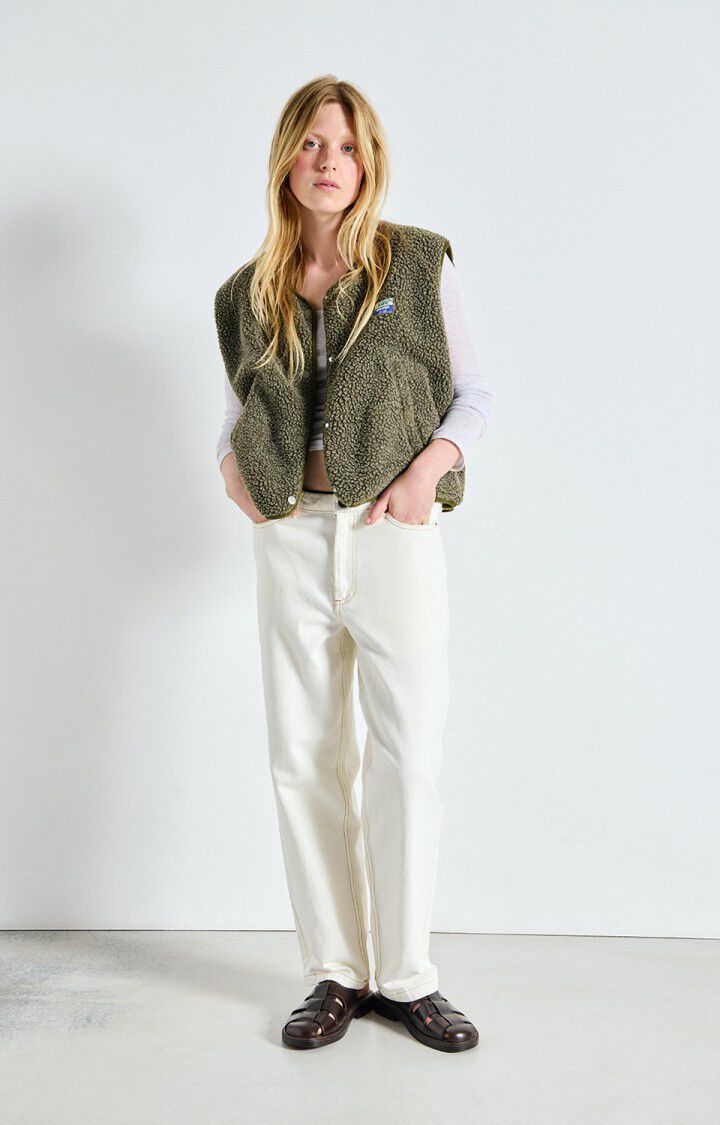 Veste ample sans manche Hocktown – Kaki Varan chiné – Image 2