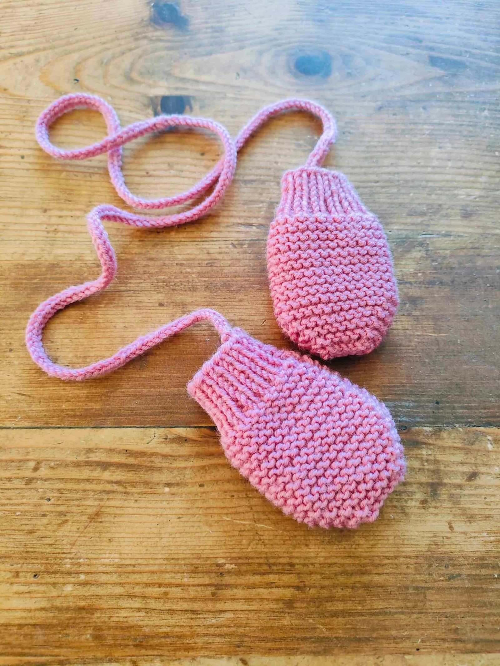 Moufles en pure laine mérinos « Malabar » – Taille 0-3 mois – Image 2