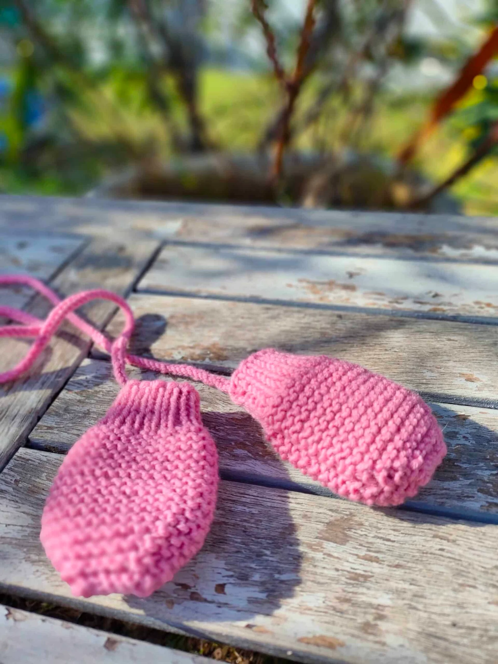 Moufles en pure laine mérinos « Malabar » – Taille 0-3 mois – Image 3