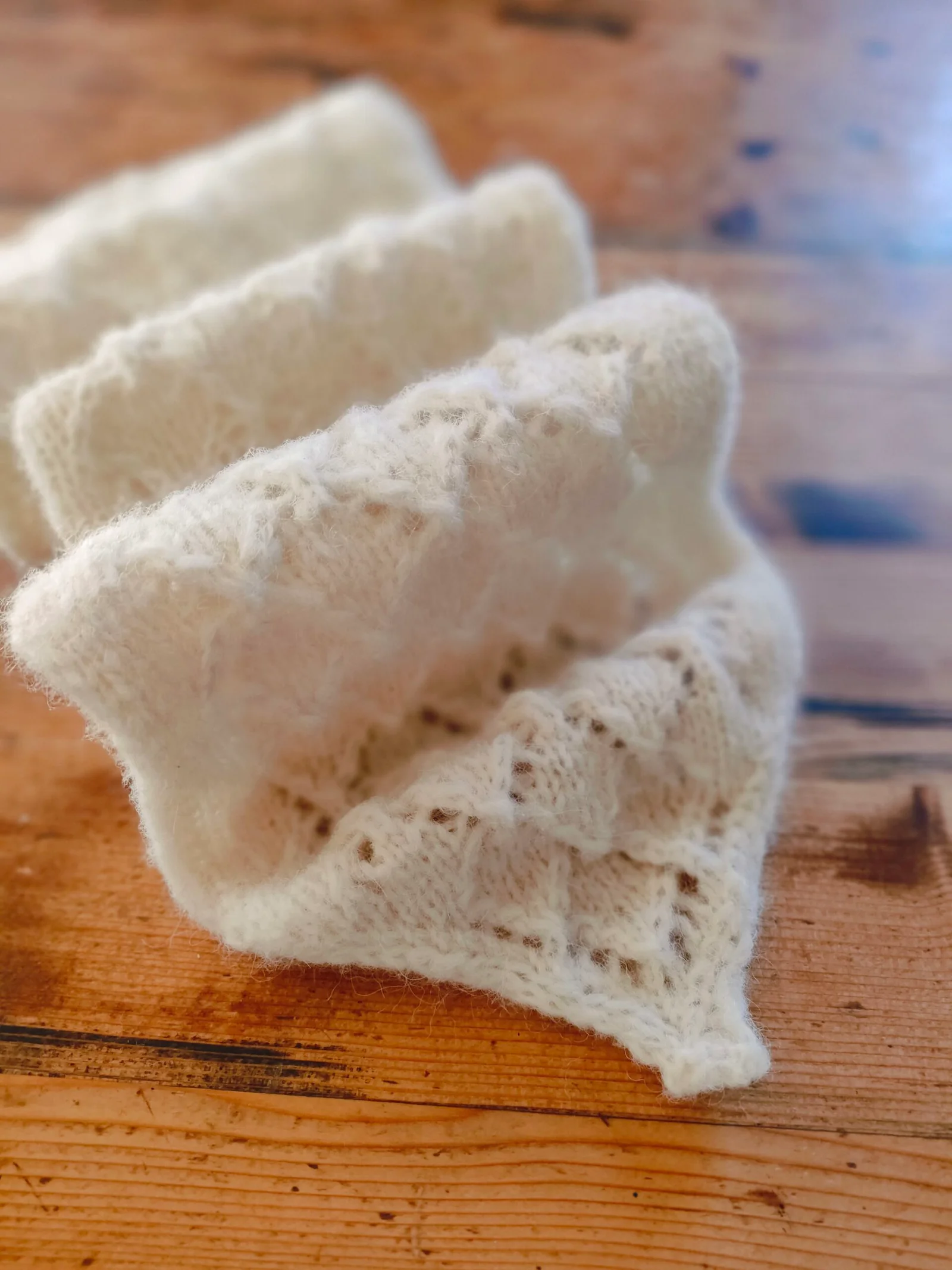 Petite écharpe en baby alpaga et mérinos – Image 5