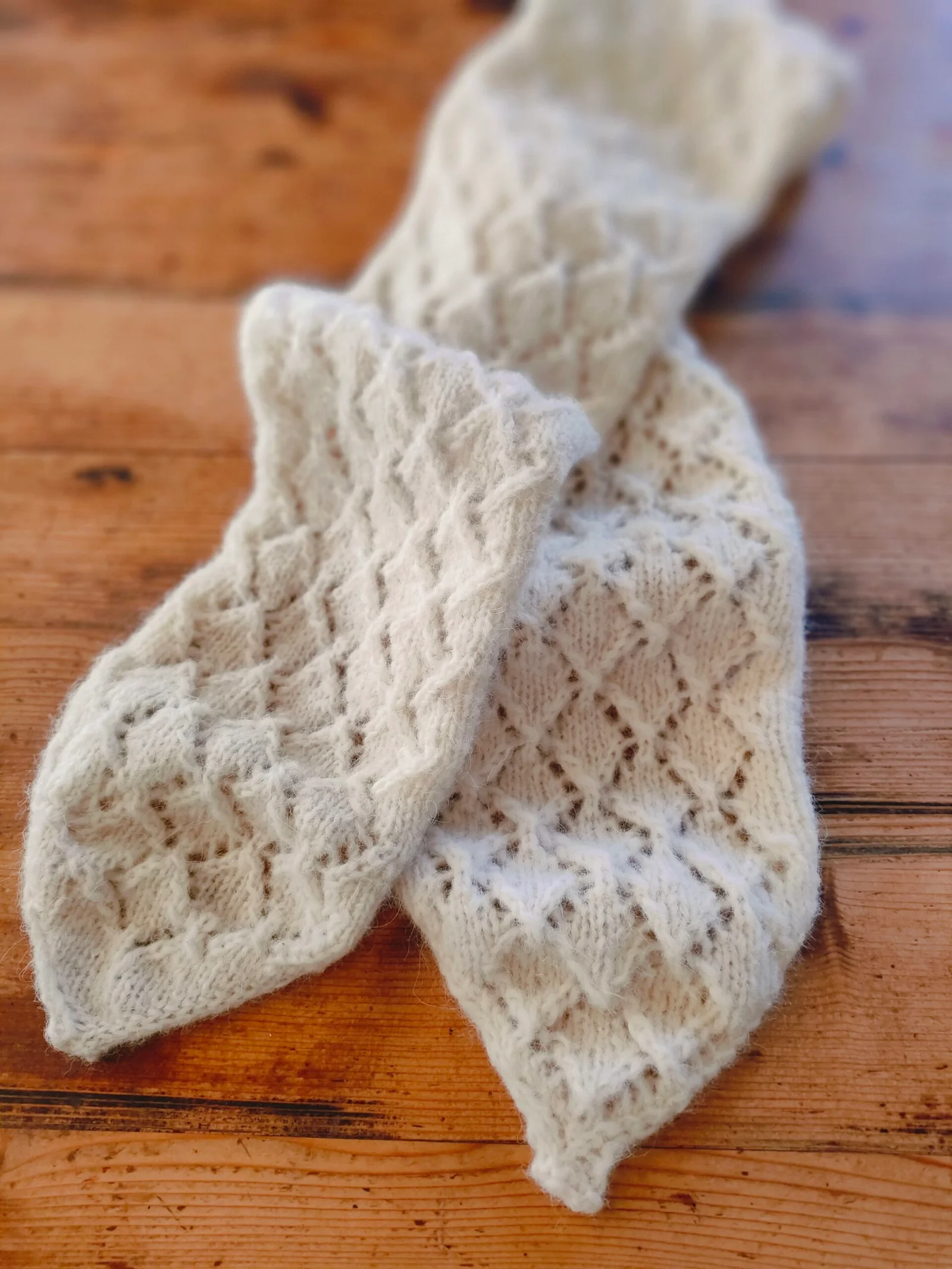 Petite écharpe en baby alpaga et mérinos – Image 4