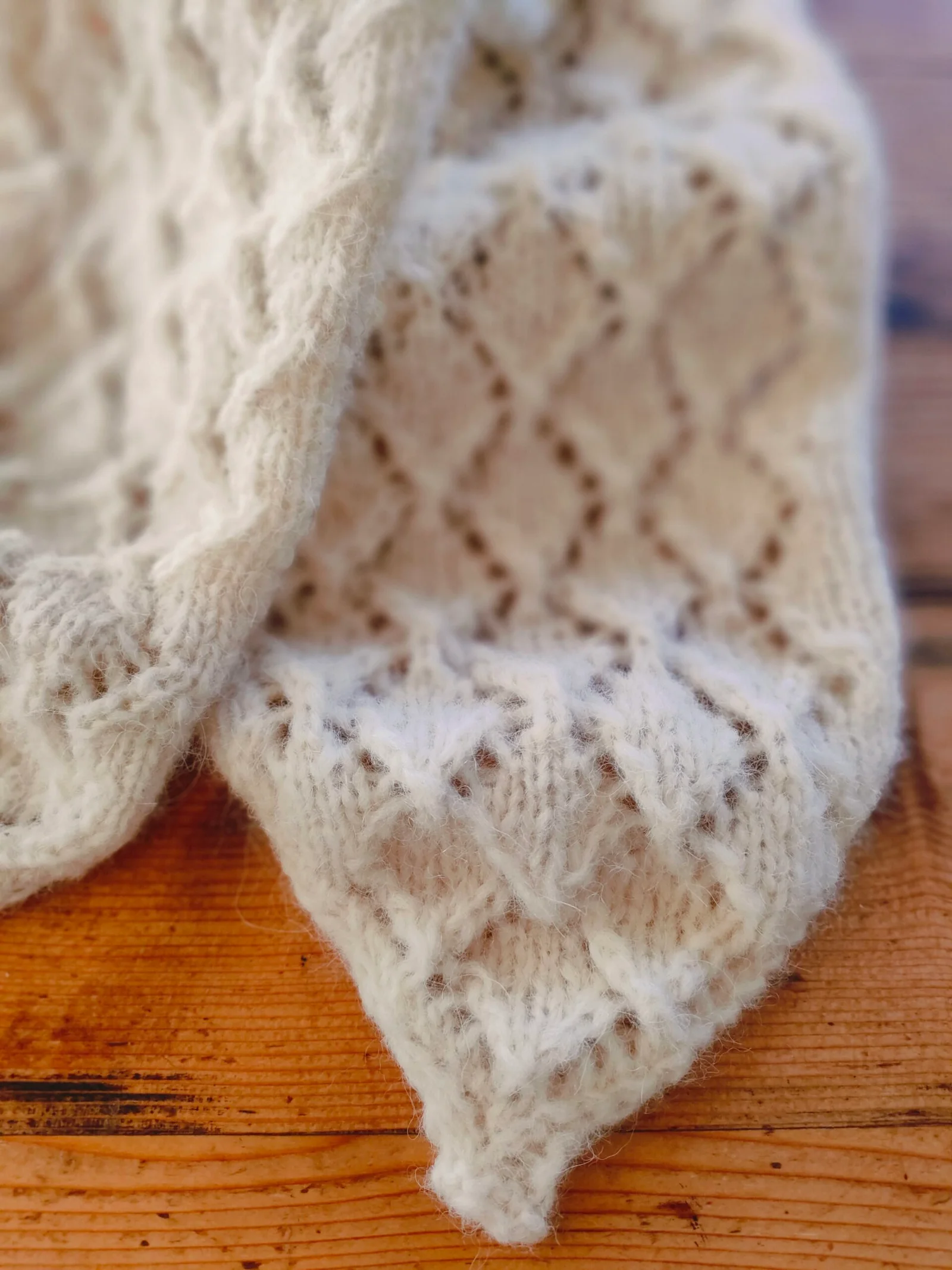 Petite écharpe en baby alpaga et mérinos – Image 3