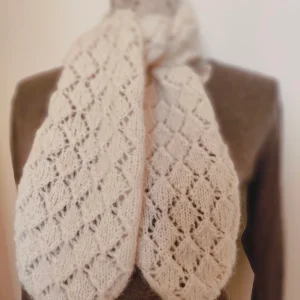 Petite écharpe en baby alpaga et mérinos