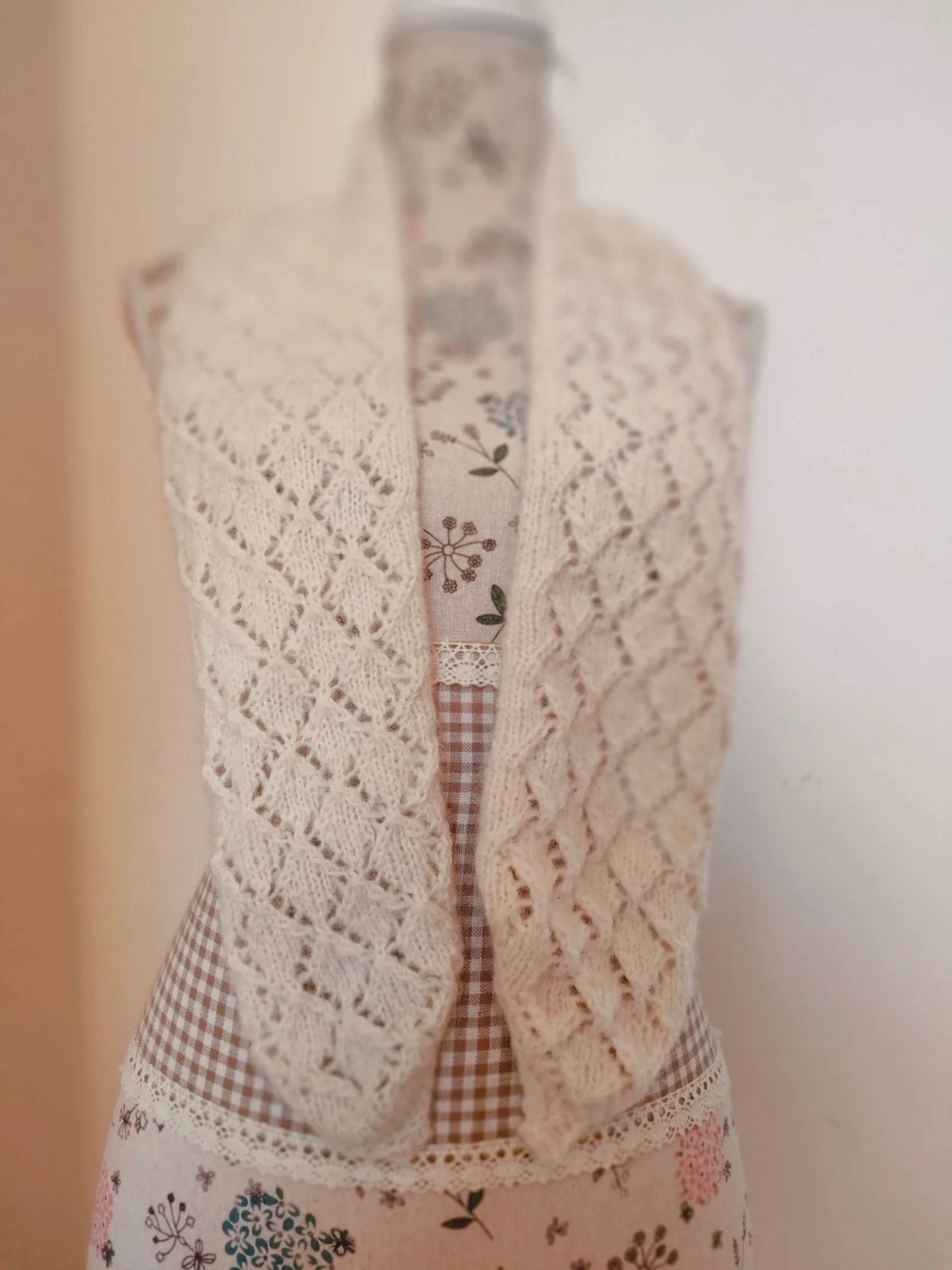 Petite écharpe en baby alpaga et mérinos – Image 7