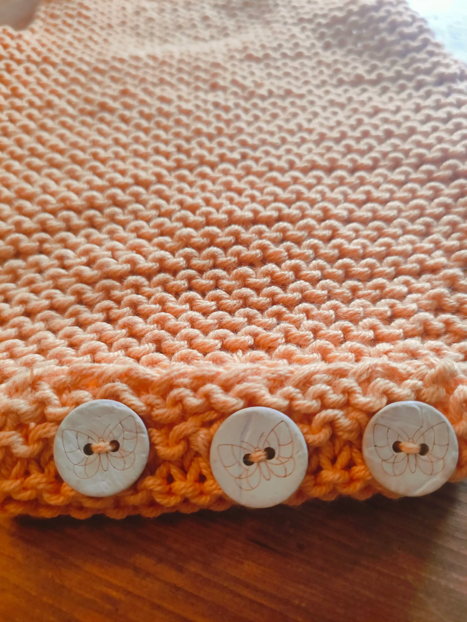 Barboteuse « petit lutin » en coton – taille 0-3 mois – « papillon » – Image 5