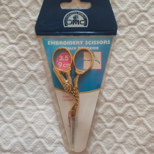 Ciseaux de broderie cigogne dorée DMC