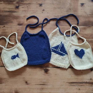 Ensemble de bavoirs « les vacances à la mer »