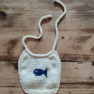 Bavoir petit poisson (taille naissance-3 mois)
