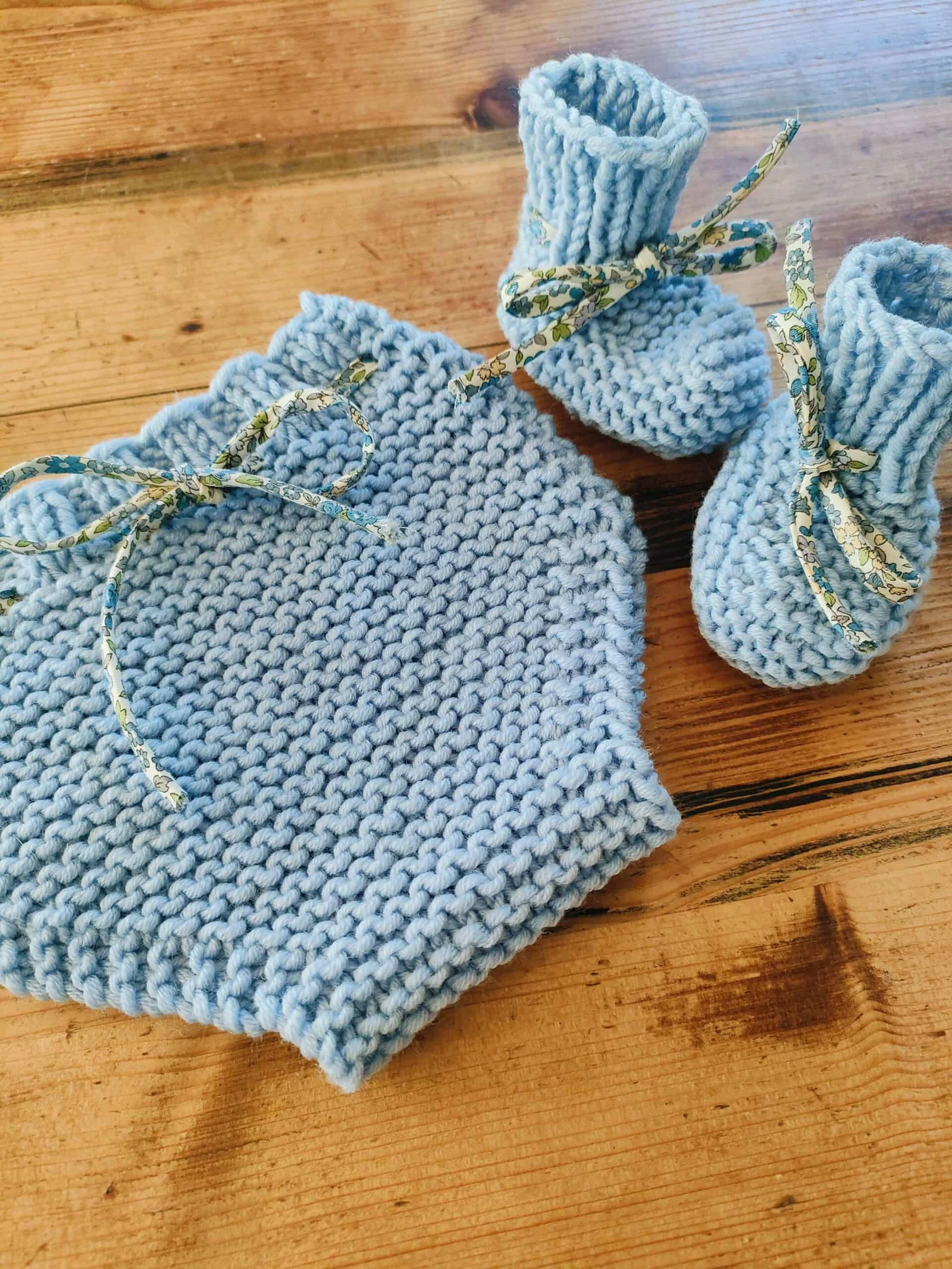 Bloomer « Léo-Léa » (taille naissance à 12 mois – aig n°5.5) – Image 8