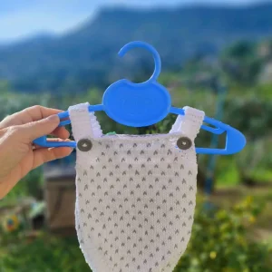 Barboteuse en coton motif jacquard (taille naissance)