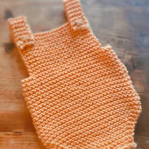 Barboteuse « petit lutin » en coton – taille 0-3 mois – « papillon »