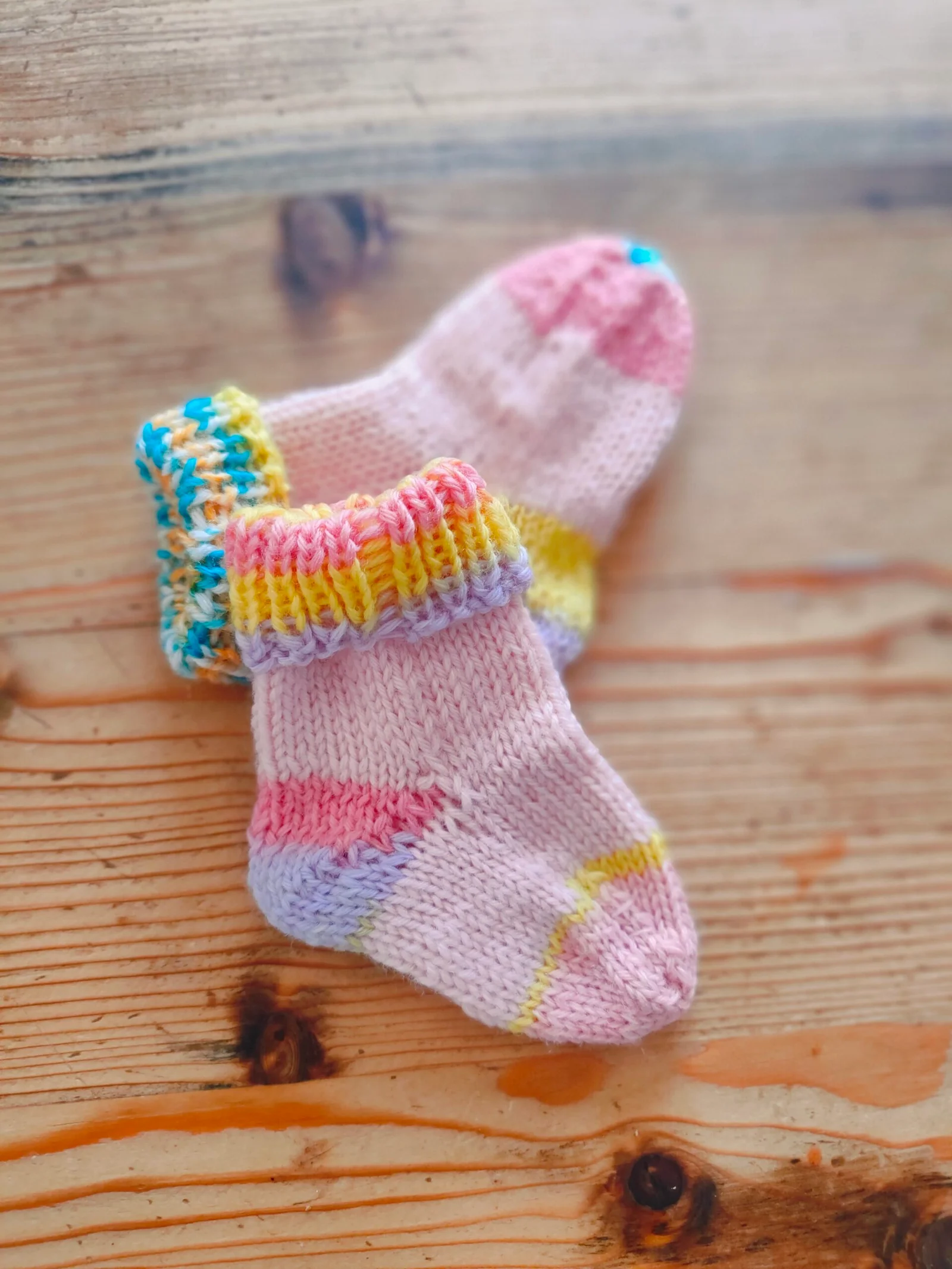 Chaussettes en mérinos (naissance-3 mois) – Image 3