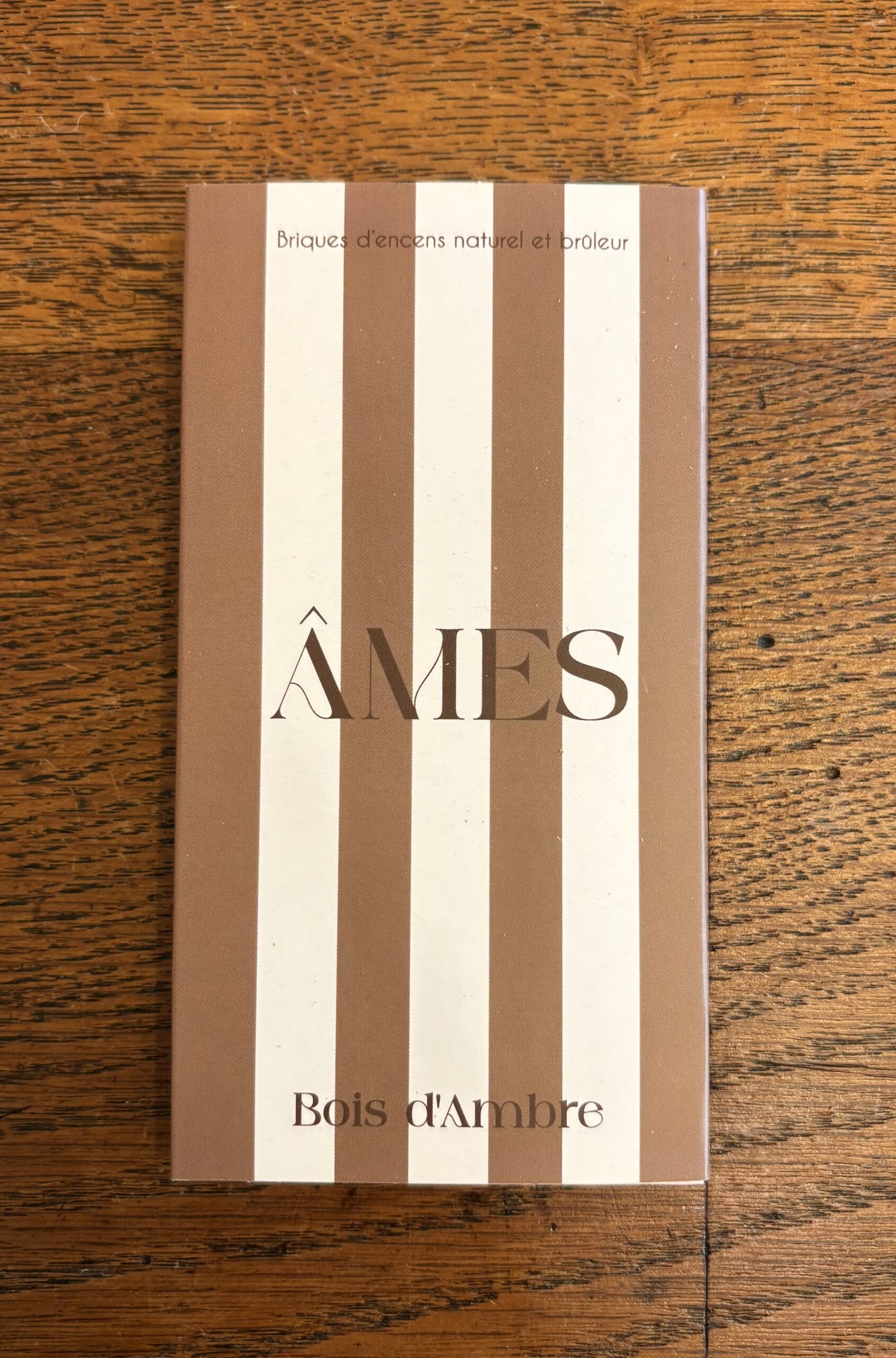 Briques d’encens Ames – Bois d’ambre