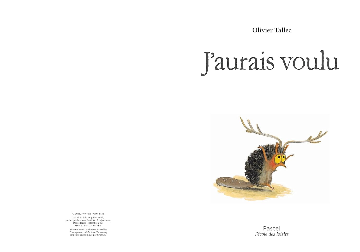 Livre j’aurais voulu | Olivier Tallec – Image 3
