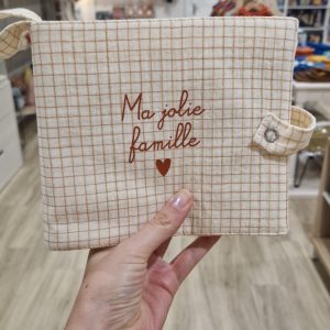 Mini album photo famille | Petits carreaux