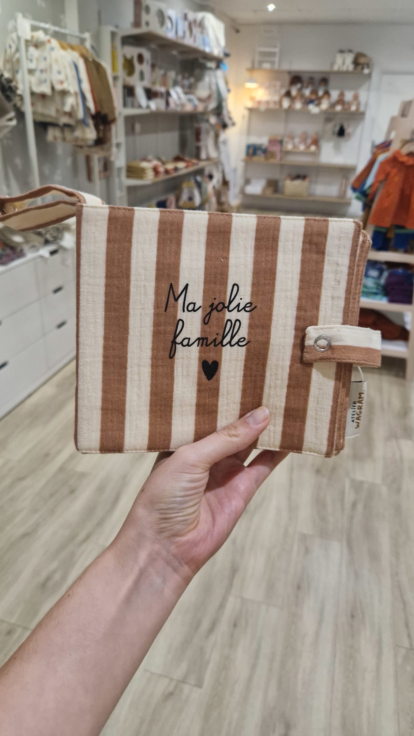 Mini album photo Famille | Rayures larges – Image 2