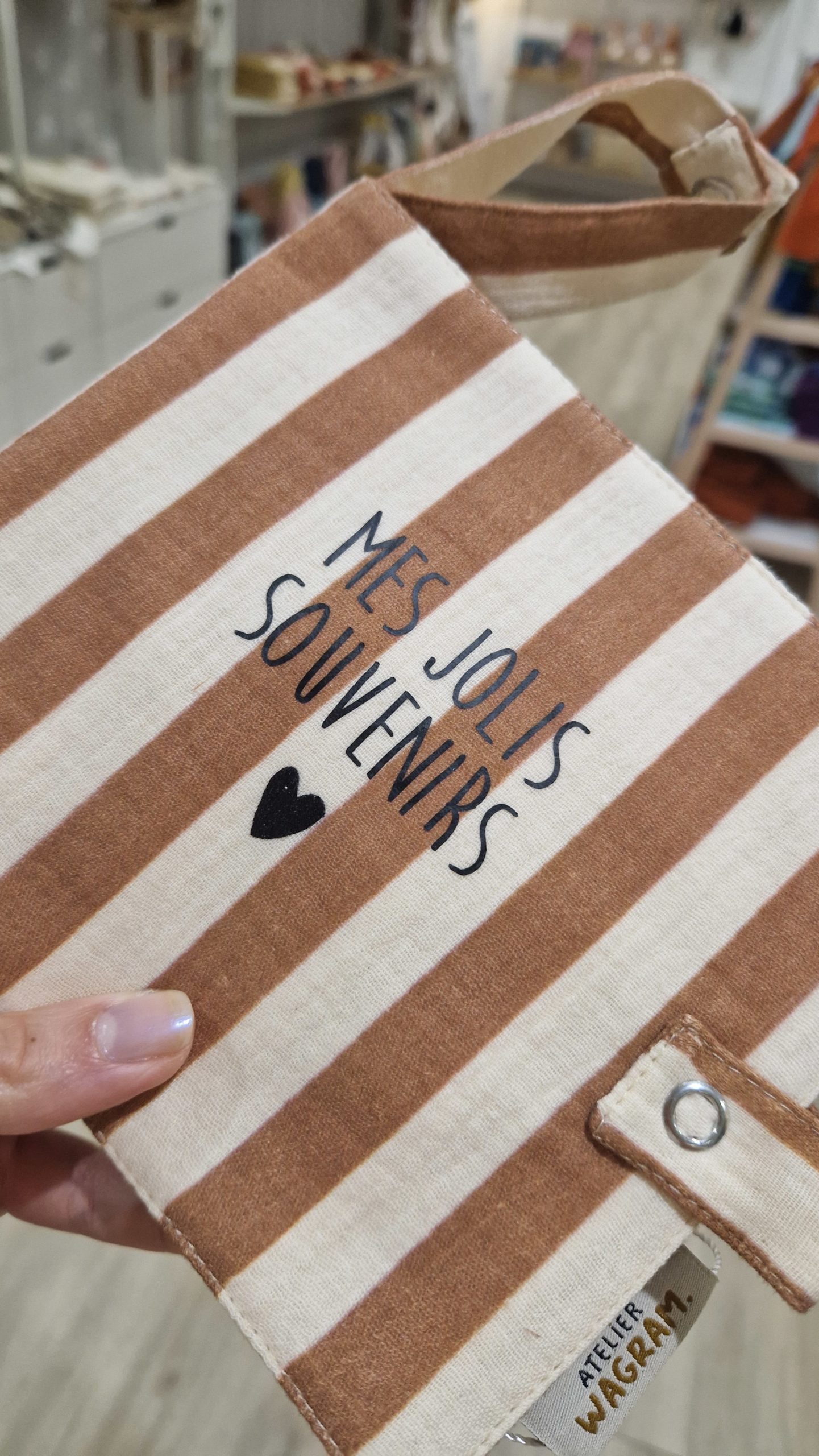 Mini album photo souvenirs | Rayures larges – Image 3