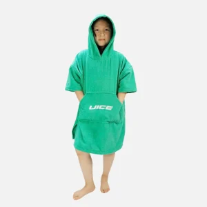 Poncho De Bain Enfant Vert