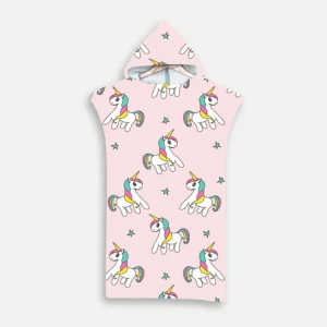 Poncho De Bain Licorne