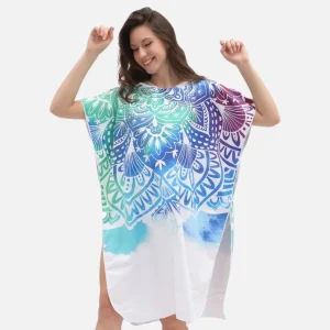 Poncho De Bain Motifs Méditation