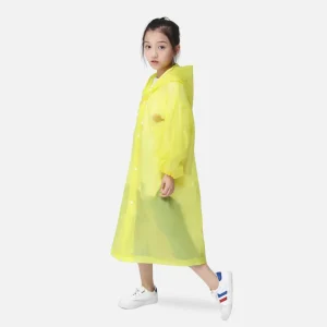 Poncho De Pluie Enfant Jaune