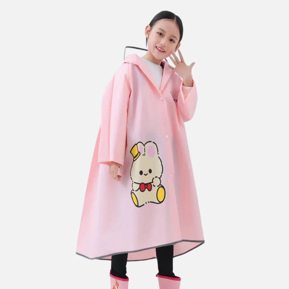 Poncho De Pluie Enfant Lapin – Image 3