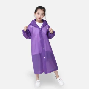 Poncho De Pluie Enfant Violet