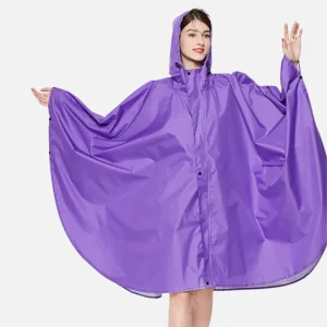 Poncho De Pluie Femme Violet