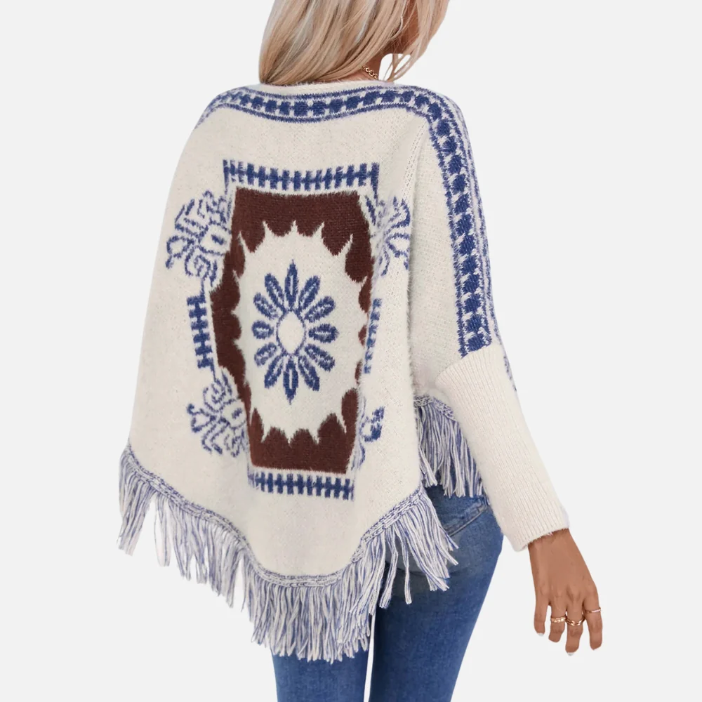 Poncho Ethnique Femme – Image 5