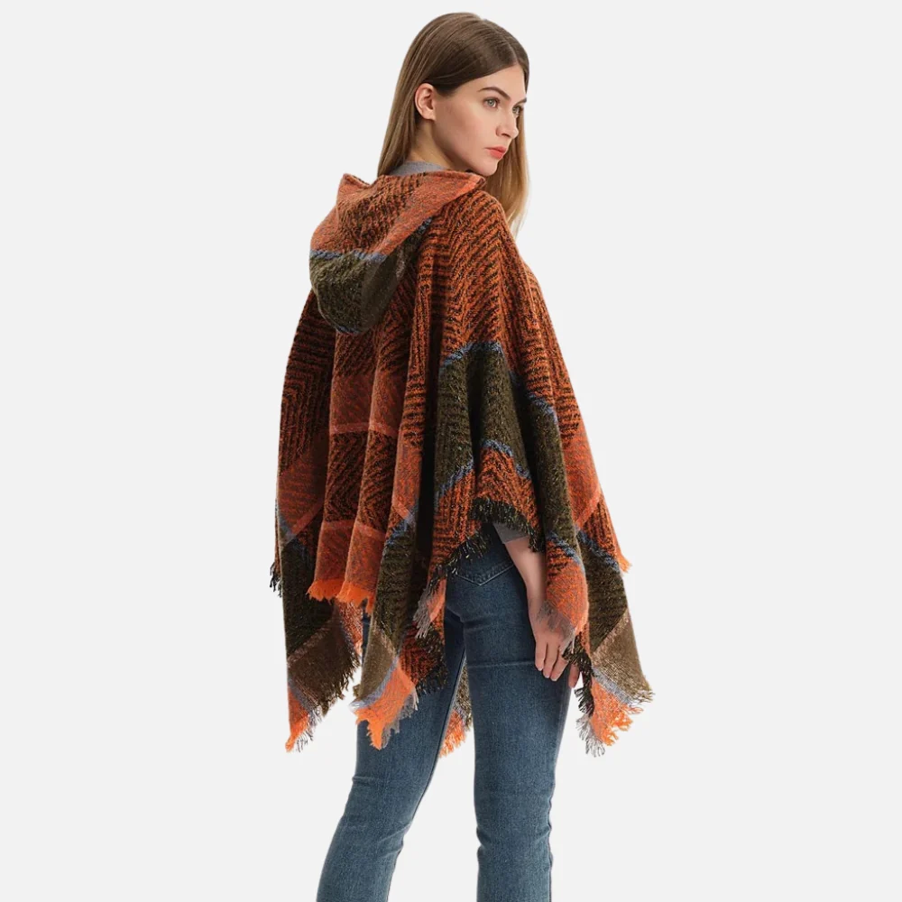 Poncho Femme Orange – Image 9