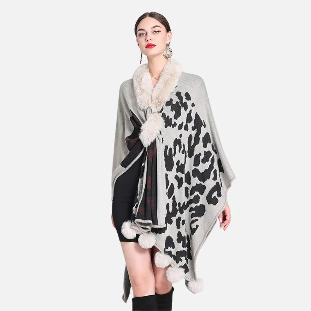 Poncho Femme Tacheté – Image 9