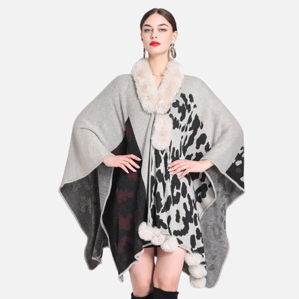 Poncho Femme Tacheté – Image 7