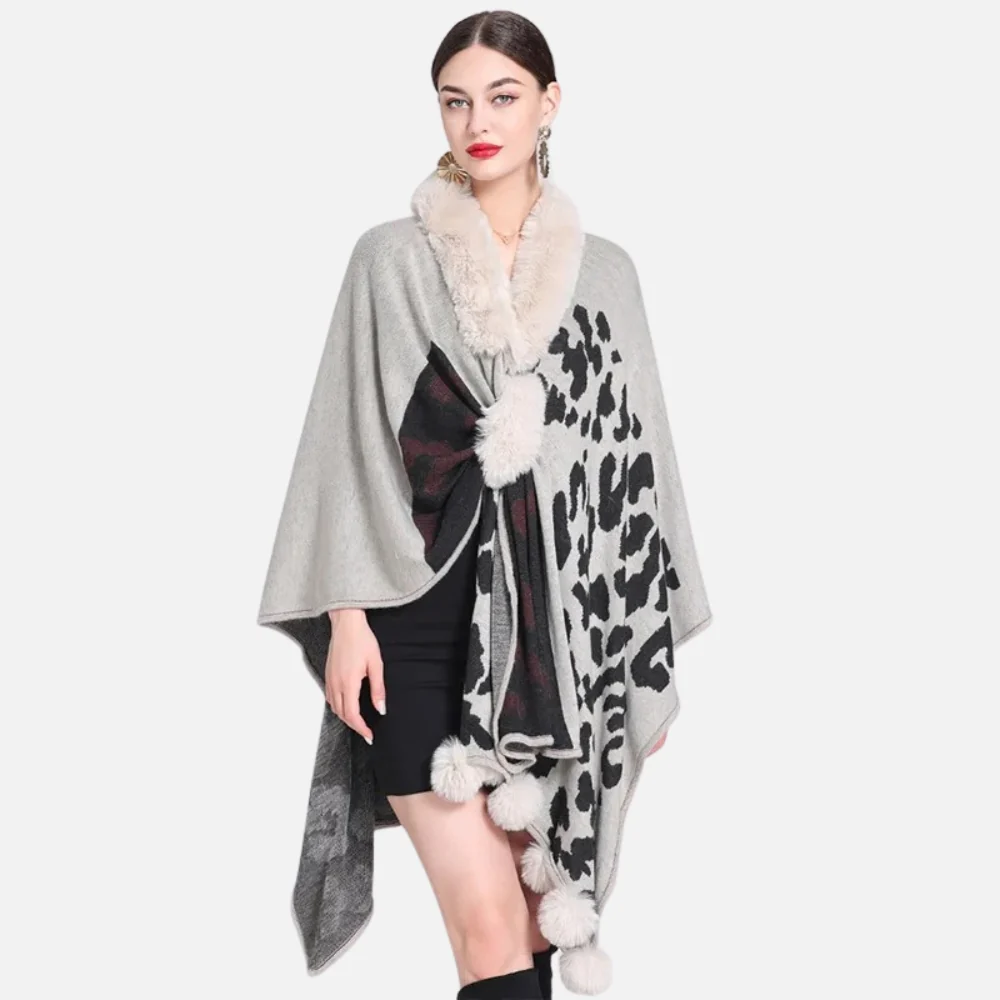 Poncho Femme Tacheté – Image 8