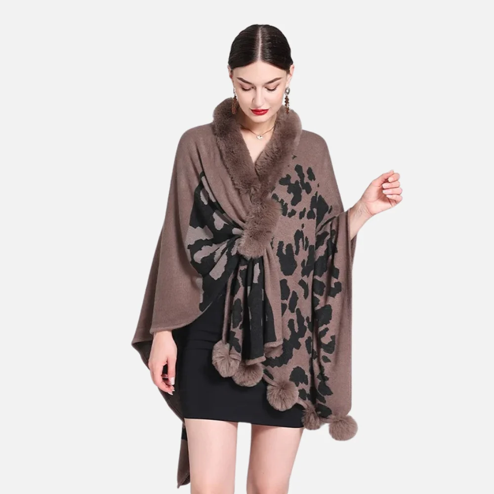 Poncho Femme Tacheté – Image 3