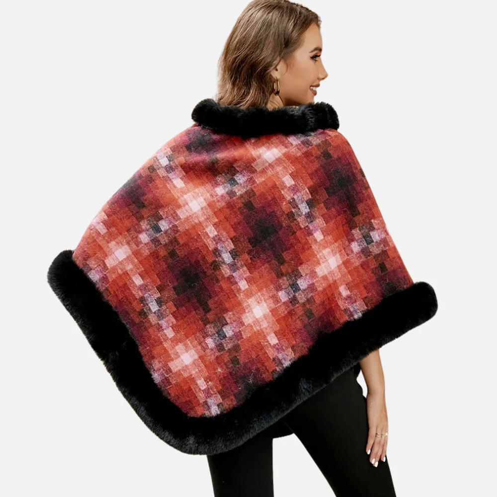 Poncho Fourrure Lapin