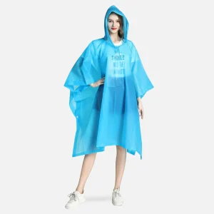 Poncho Imperméable Bleu