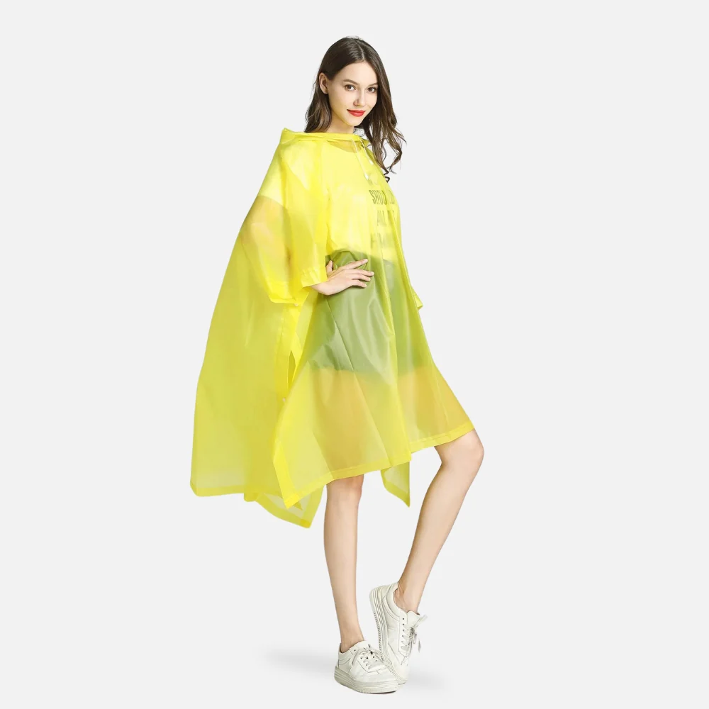 Poncho Imperméable Jaune – Image 2