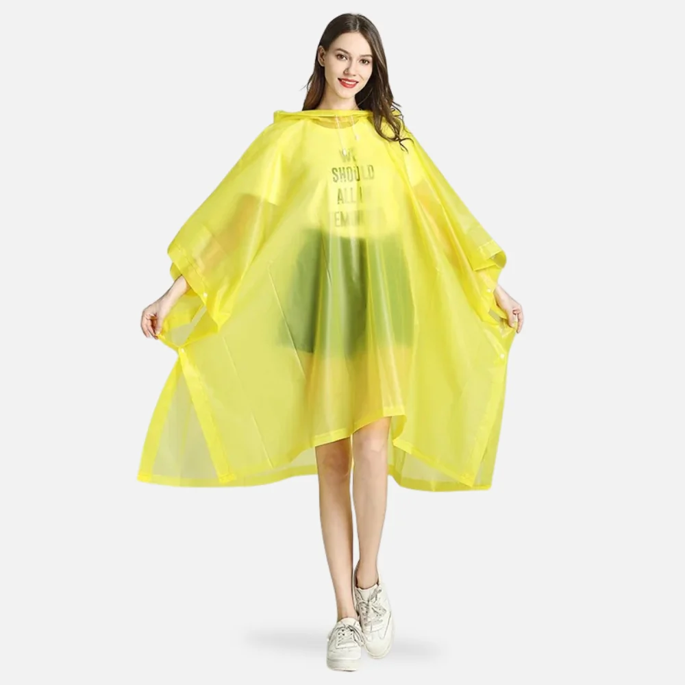 Poncho Imperméable Jaune – Image 3