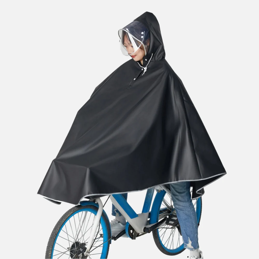 Poncho Imperméable Vélo Bandes Réfléchissantes