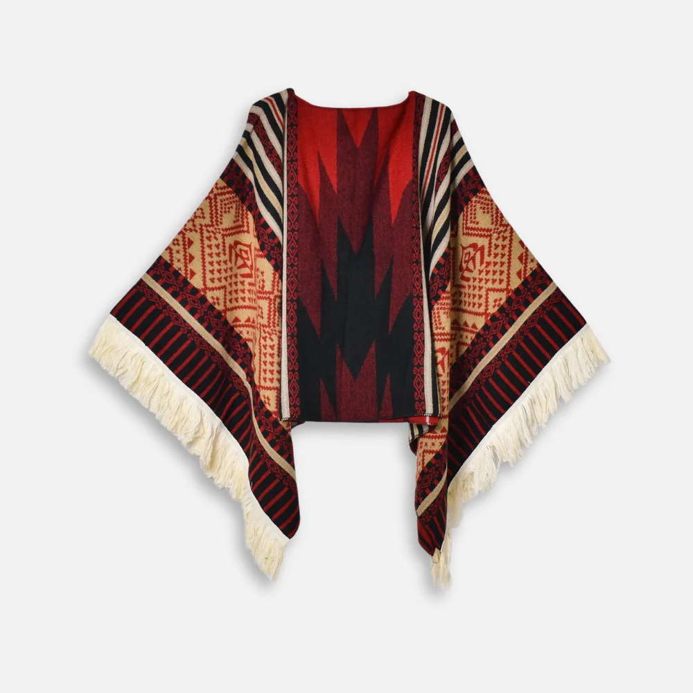 Poncho Péruvien Traditionnel – Image 3