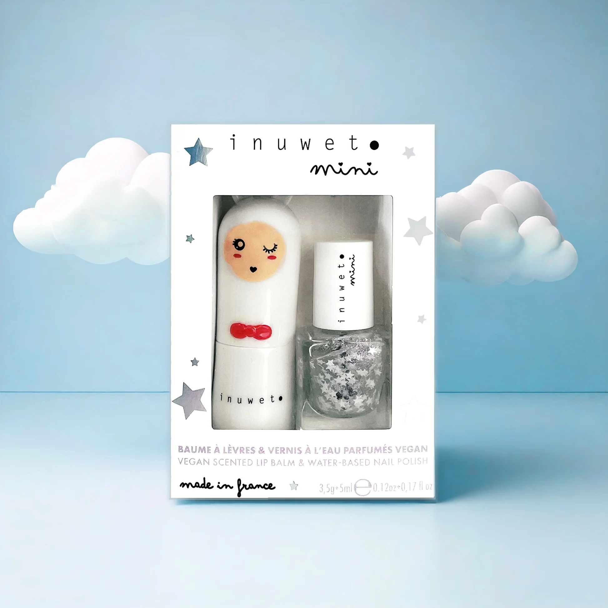 Coffret duo – baume à lèvre et vernis barbapapa – Image 2