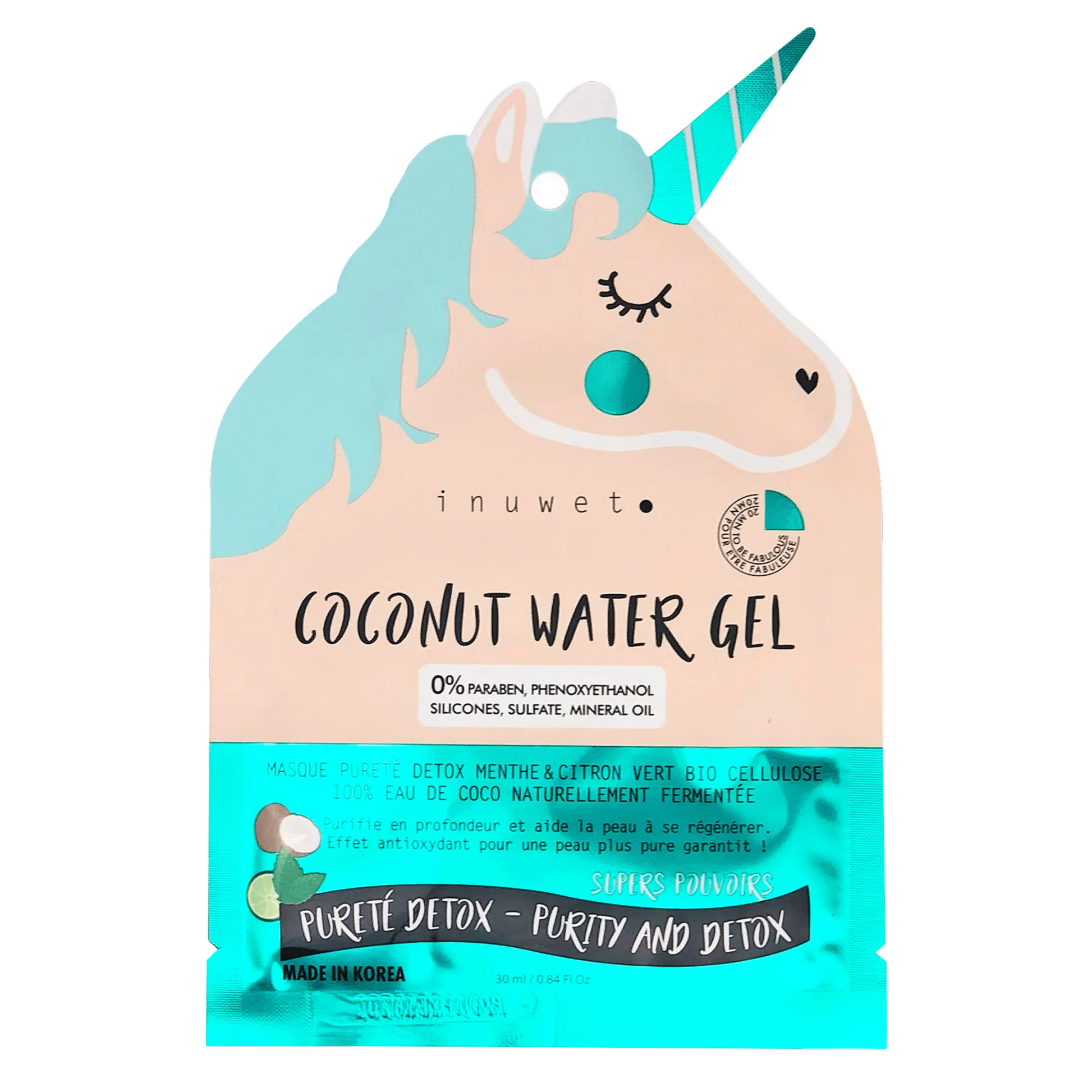 Masque visage pureté detox – menthe et citron vert – Image 2