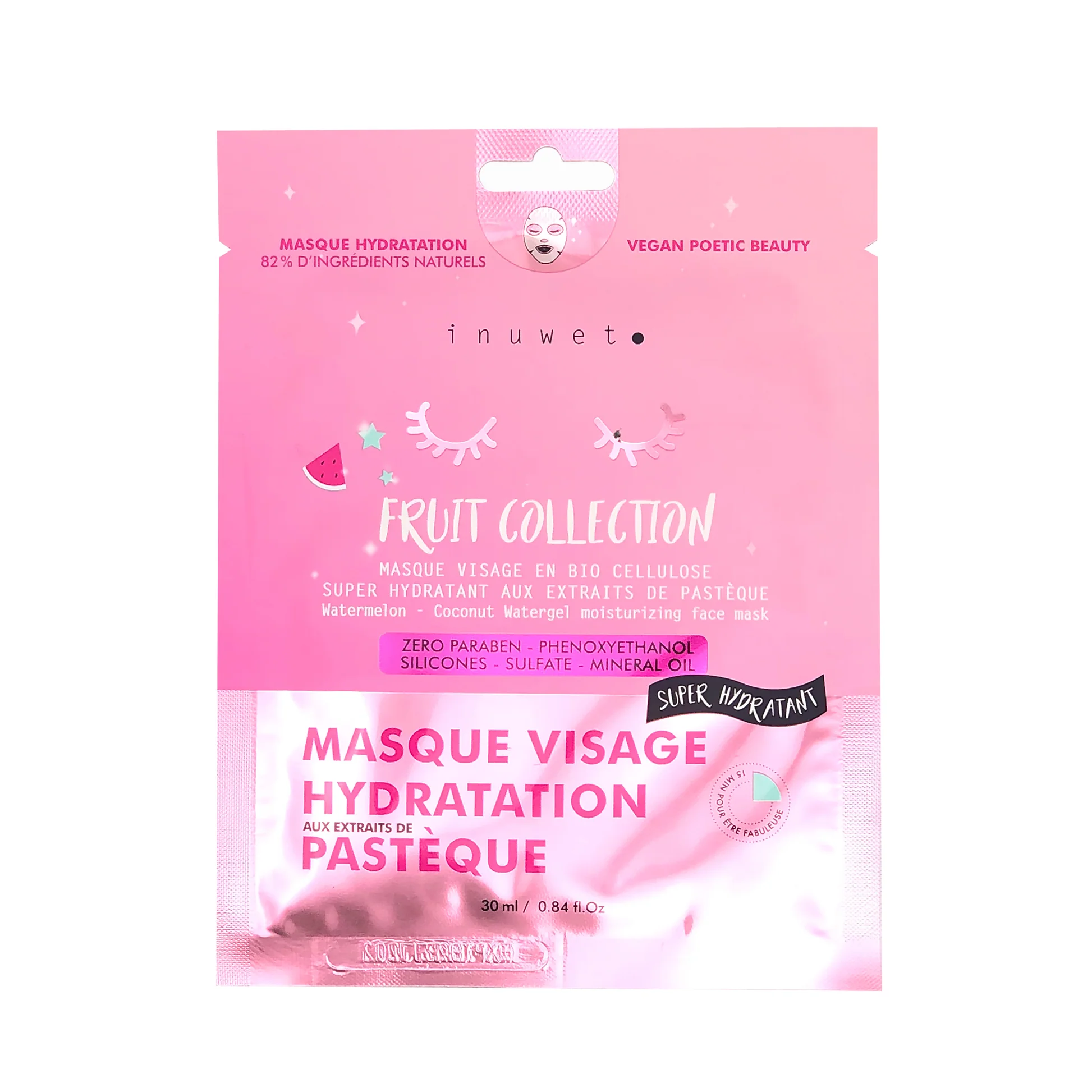 Masque visage hydratant pastèque – Image 2