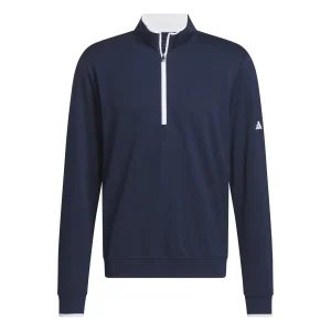 Veste Adidas Quarter Zip Bleu Marine