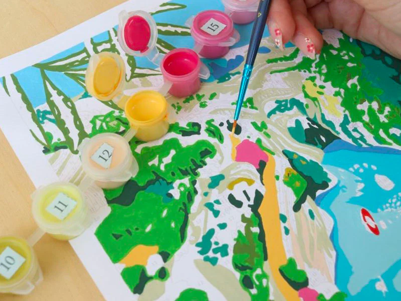 Peinture au numéro – les gorges du verdon – Image 4