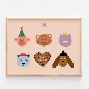 Affiche 30×40 – best friends