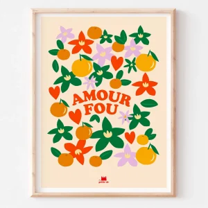 Affiche 30×40 – Amour fou