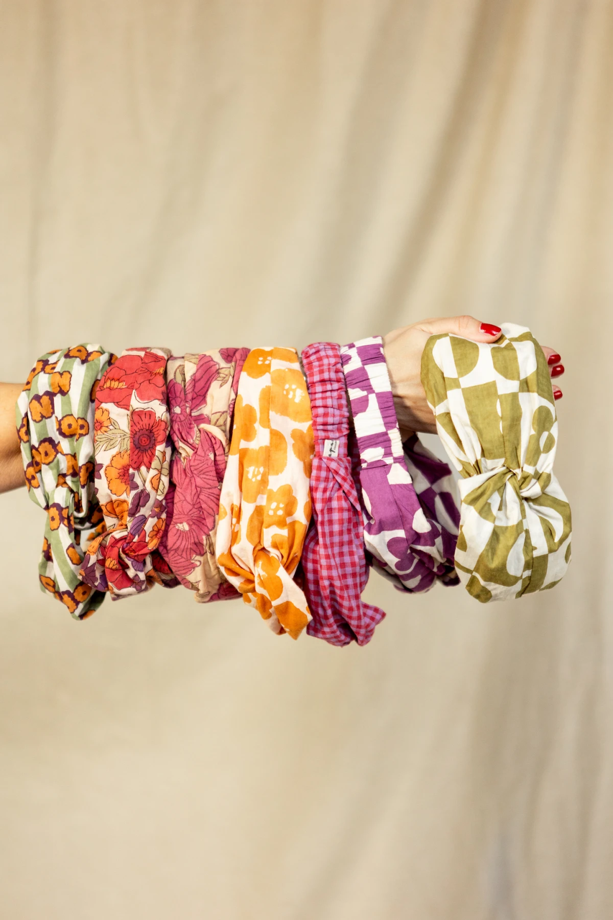 Bandeau Banda Flora Bold | Orange – Image 3