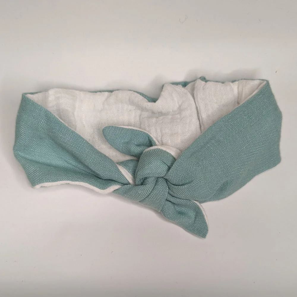Bandeau bébé / enfant en lin – Image 2