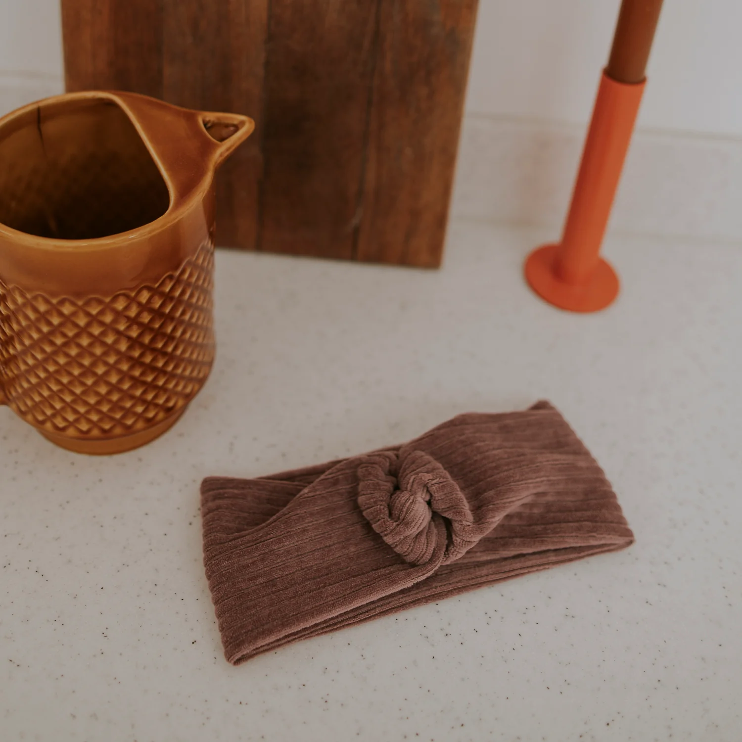 Bandeau 6-36 mois | velours parme – Image 2